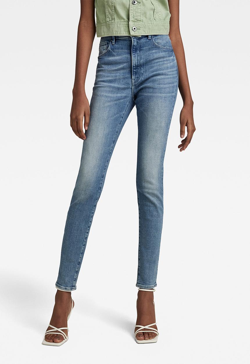 G-STAR - Kafey ultra high skinny  - sun faded niagara