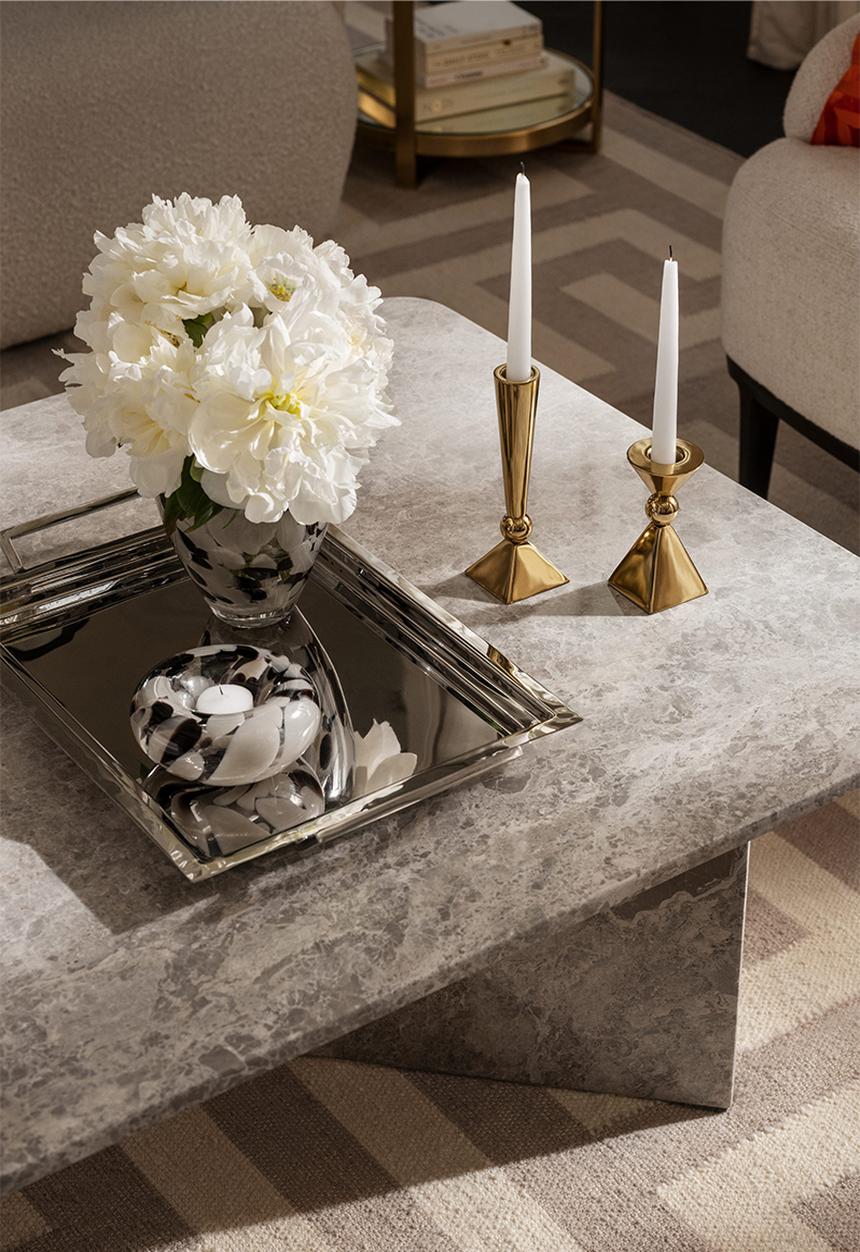 H&M - Metal tray - silver-coloured
