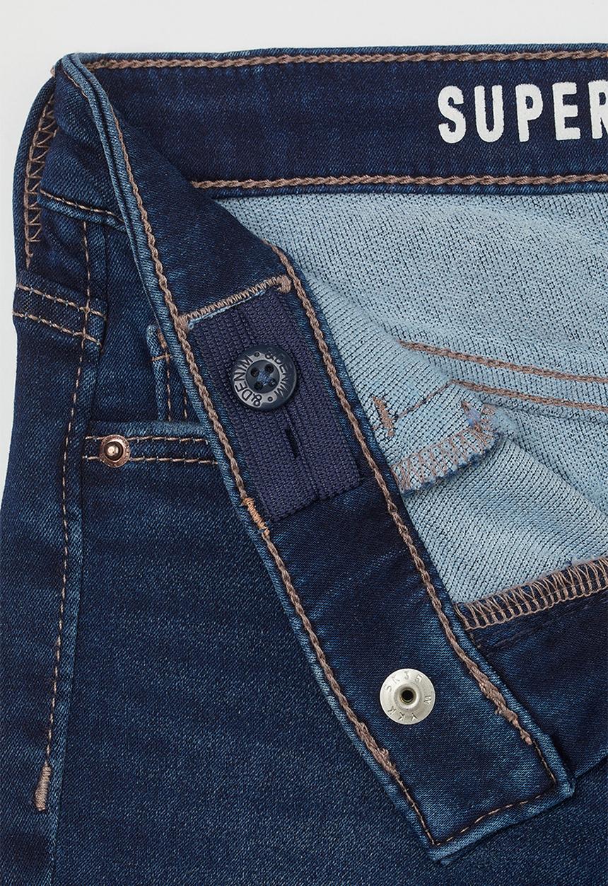 H&M - Super soft skinny fit jeans- dark denim blue