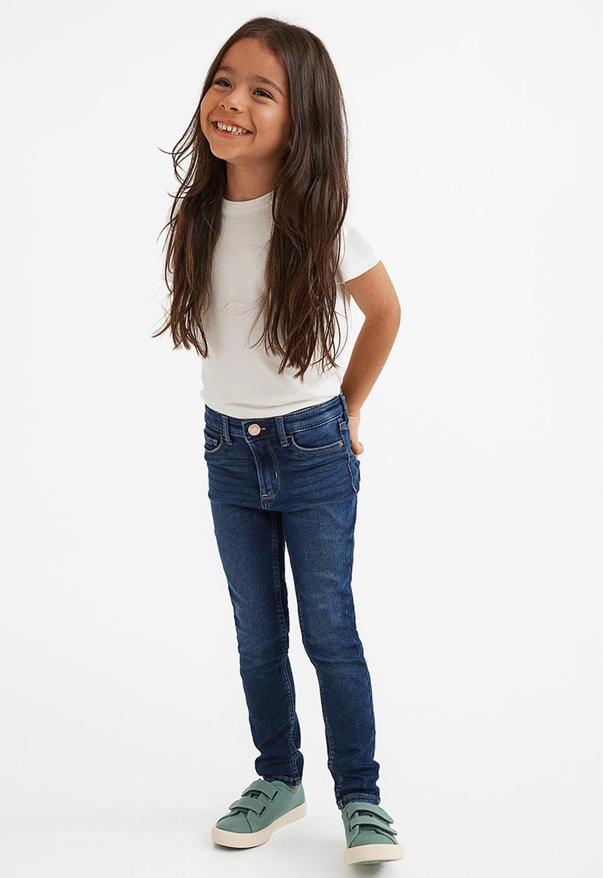 H&M - Super soft skinny fit jeans- dark denim blue