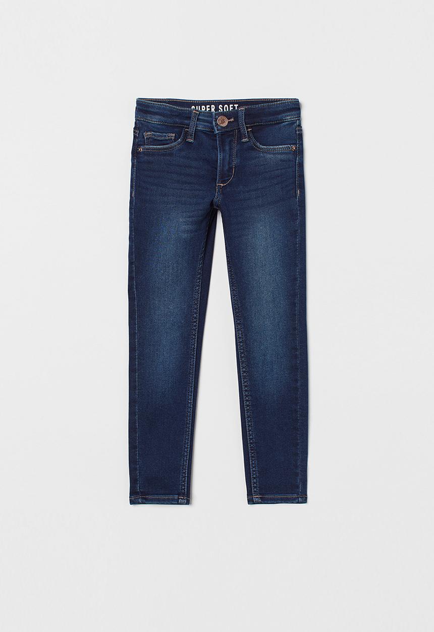 H&M - Super soft skinny fit jeans- dark denim blue