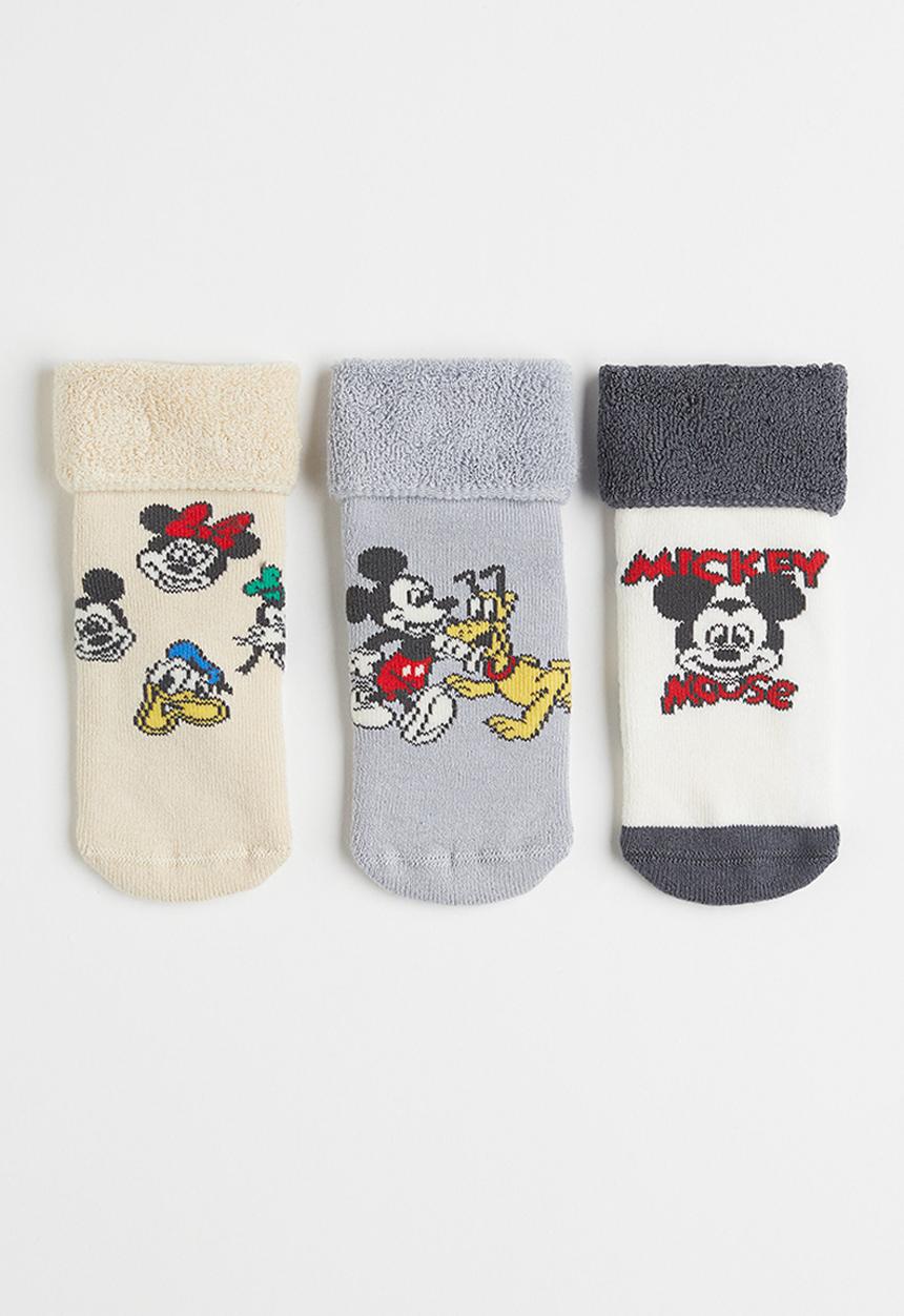 H&M - 3-Pack terry socks - multi