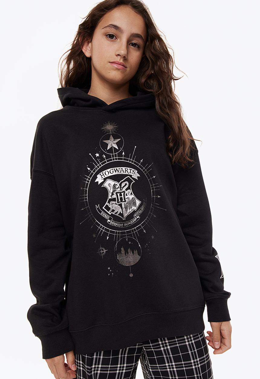 H&M - Oversized hoodie - black/harry potter