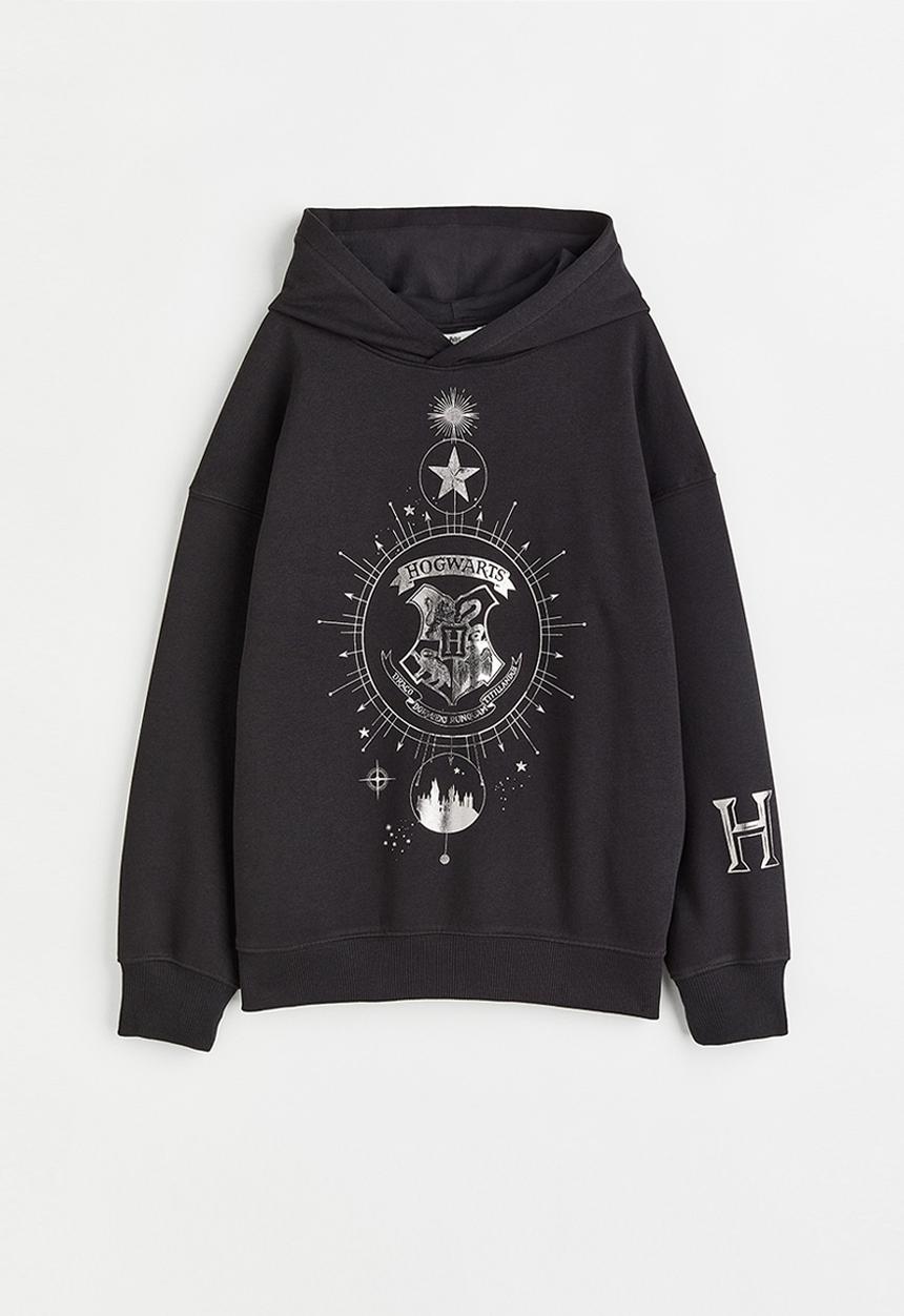 H&M - Oversized hoodie - black/harry potter
