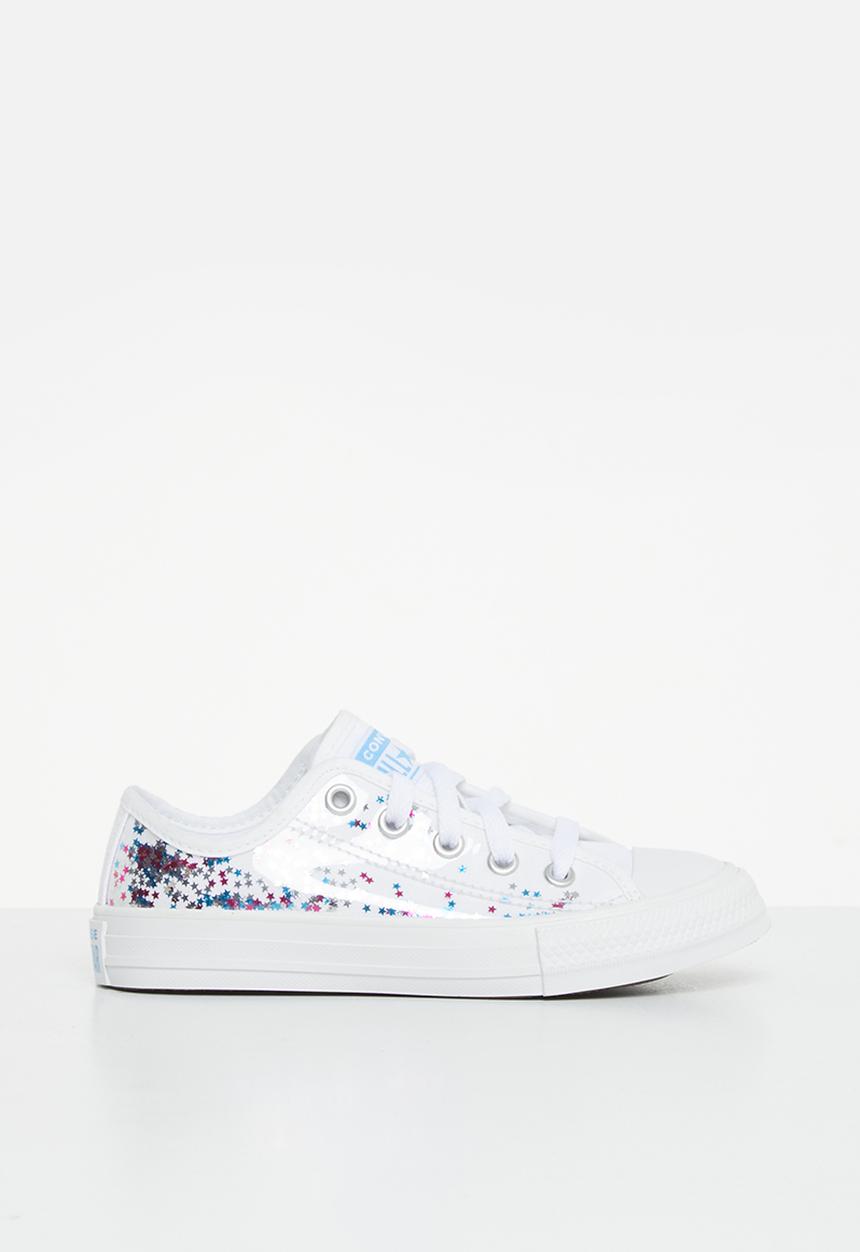 Converse - Chuck taylor all star ox - white/university blue/pink