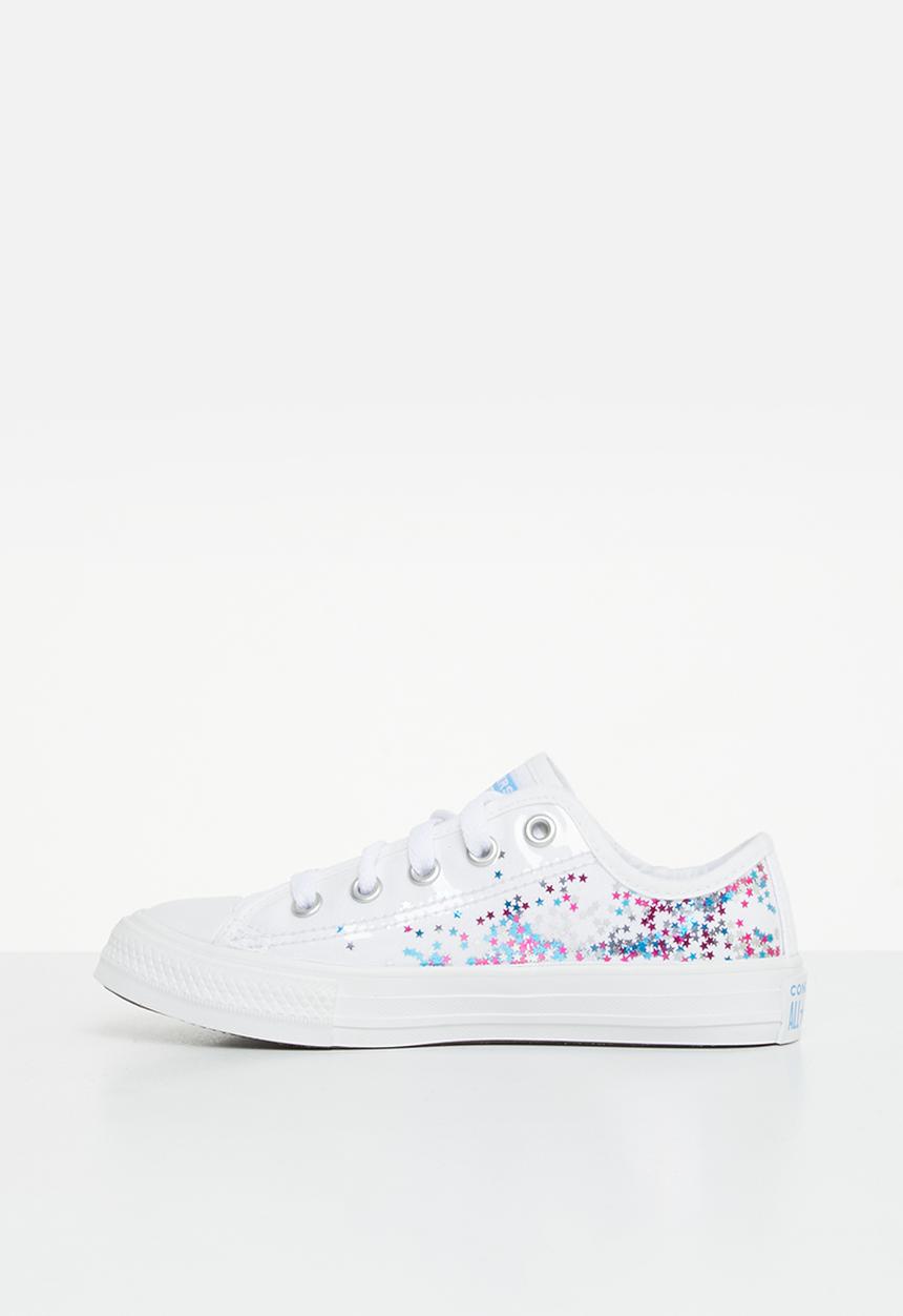 Converse - Chuck taylor all star ox - white/university blue/pink