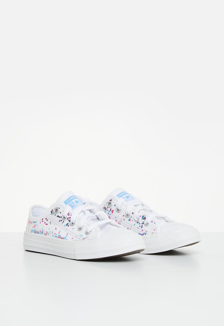 Converse - Chuck taylor all star ox - white/university blue/pink