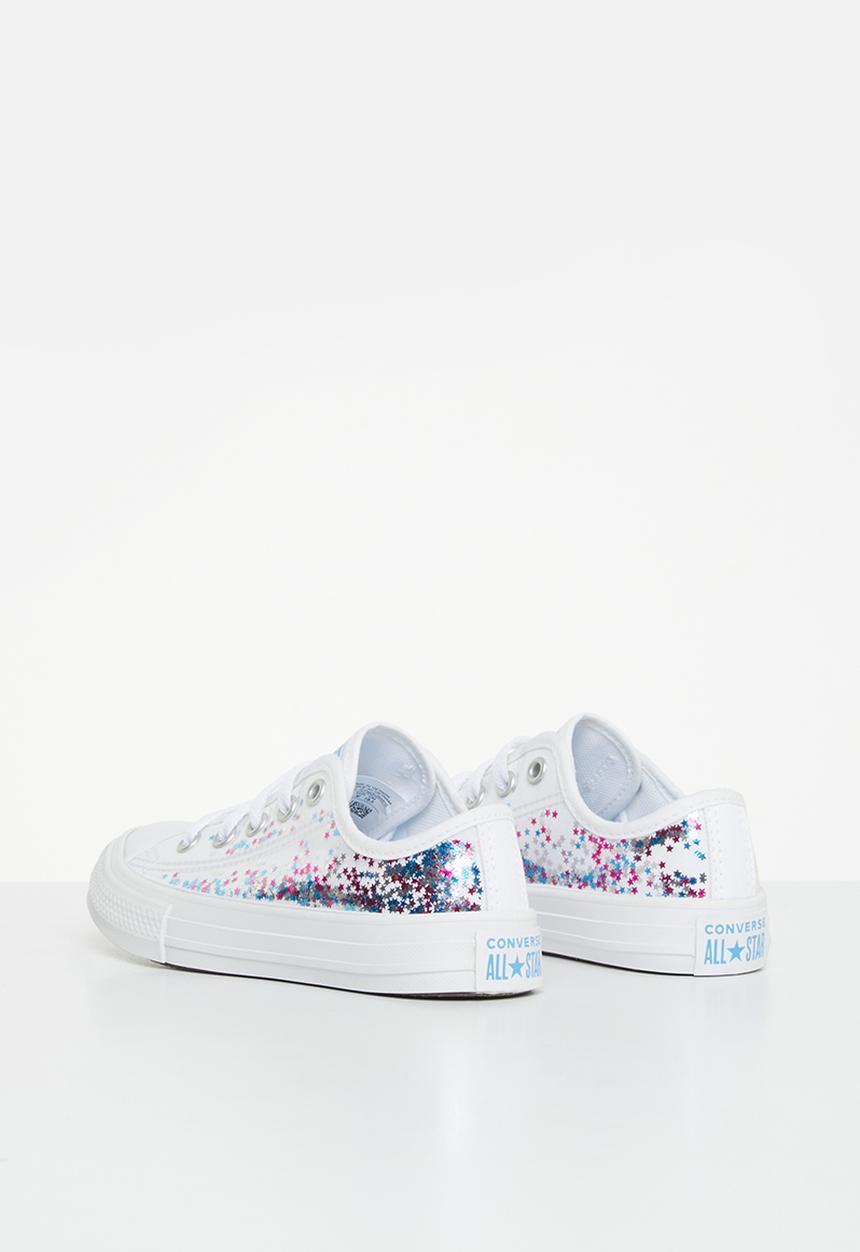 Converse - Chuck taylor all star ox - white/university blue/pink