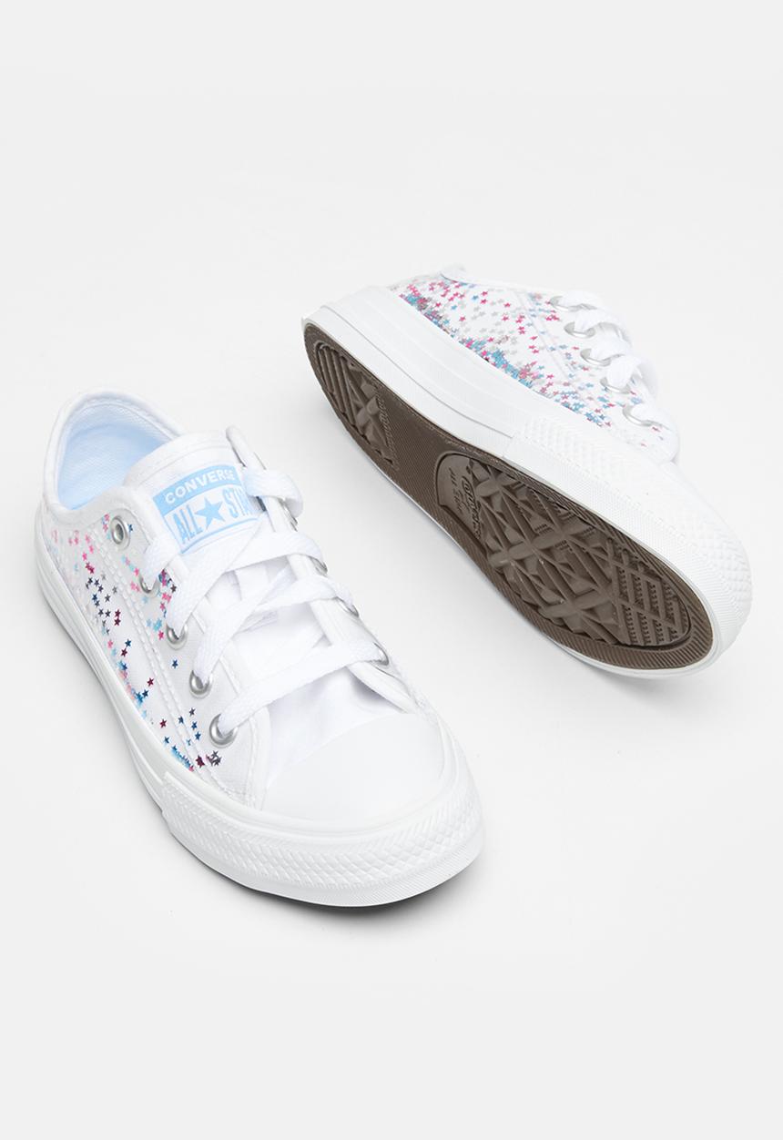 Converse - Chuck taylor all star ox - white/university blue/pink