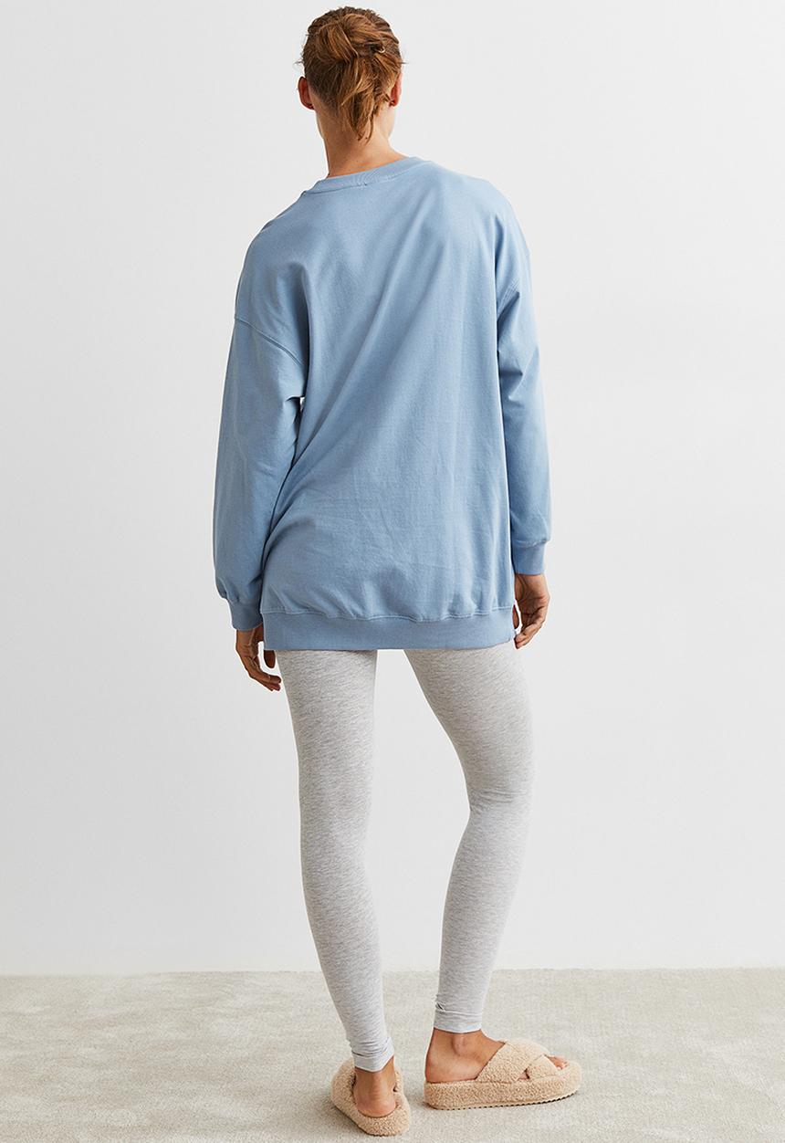 H&M - Pyjama top and leggings - blue & grey