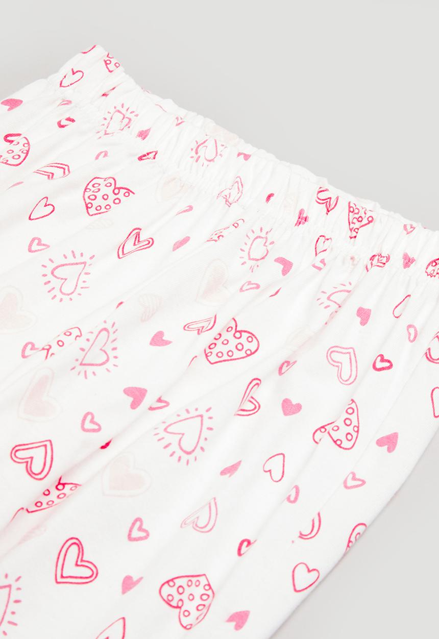 Superbalist - Winter pj set - white & pink