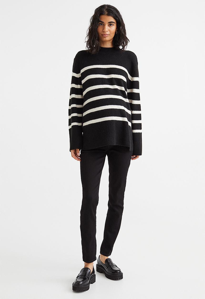 H&M - Mama skinny jeans - black