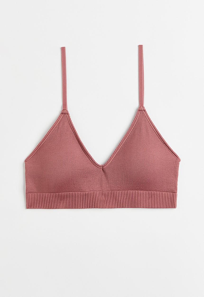 H&M - Seamless padded bra - old rose 