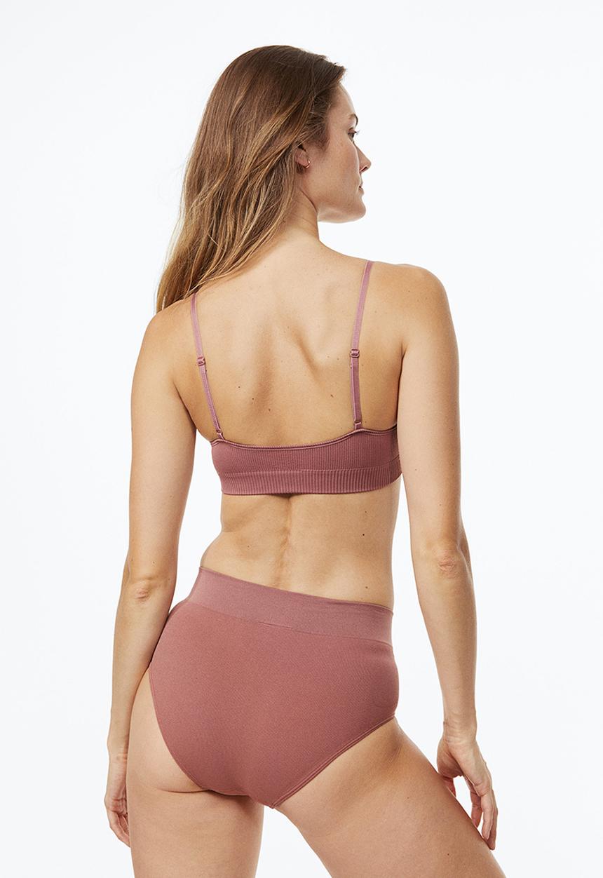 H&M - Seamless padded bra - old rose 