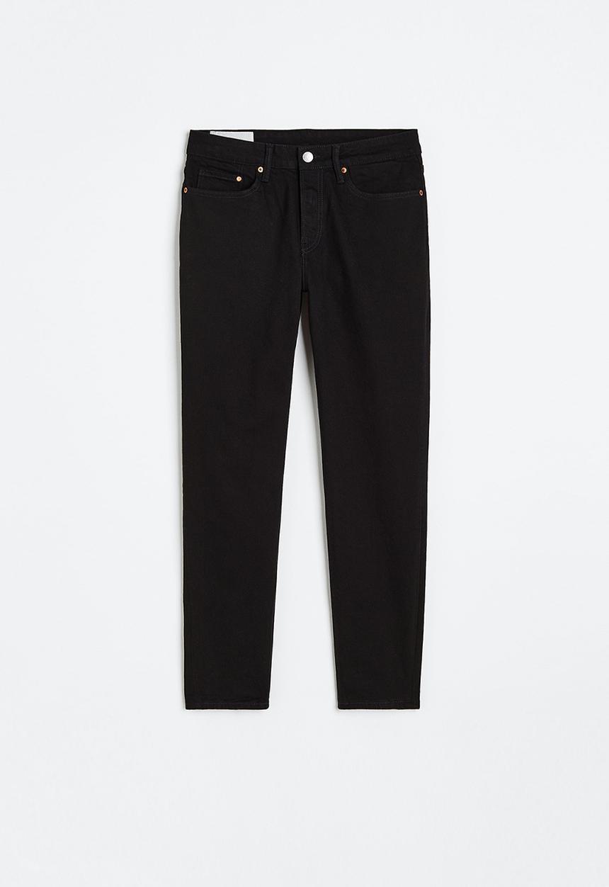 H&M - Regular tapered jeans - black