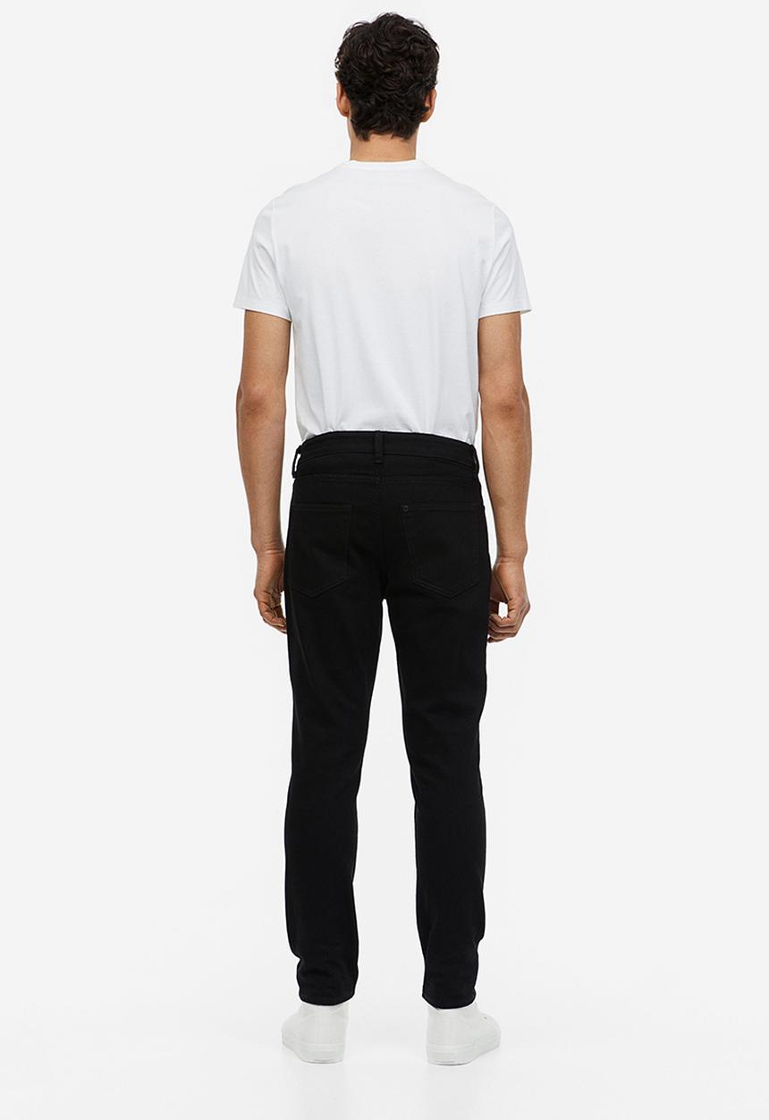 H&M - Regular tapered jeans - black