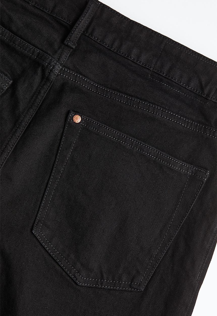 H&M - Regular tapered jeans - black