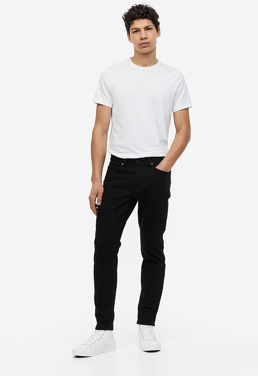 H&M - Regular tapered jeans - black