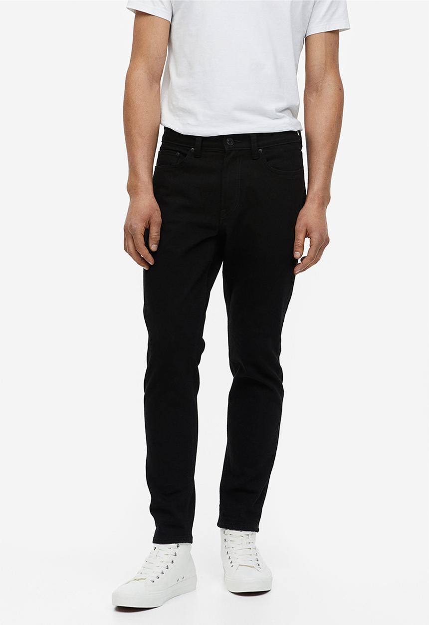 H&M - Regular tapered jeans - black