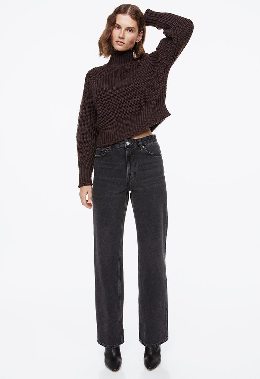 H&M - Knitted jumper - dark brown