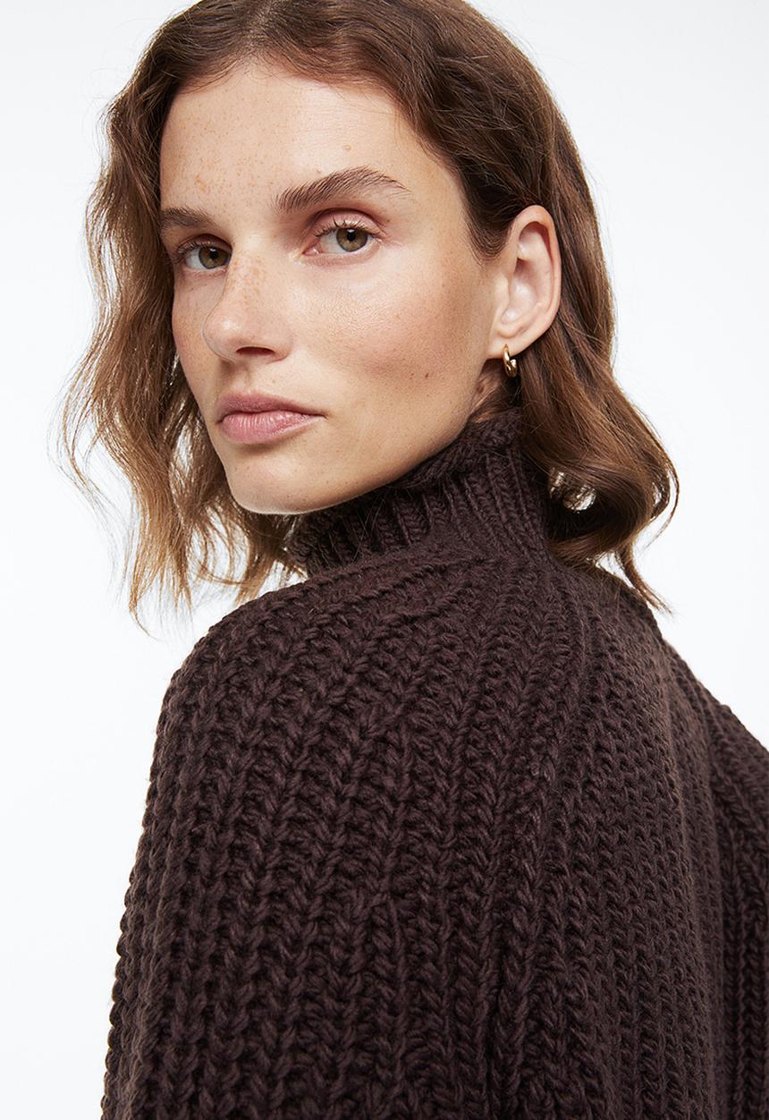 H&M - Knitted jumper - dark brown