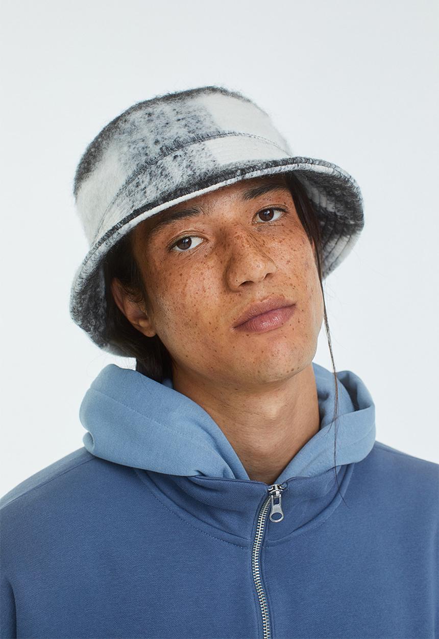 H&M - Oversized zip-top sweatshirt - blue/nycbkn
