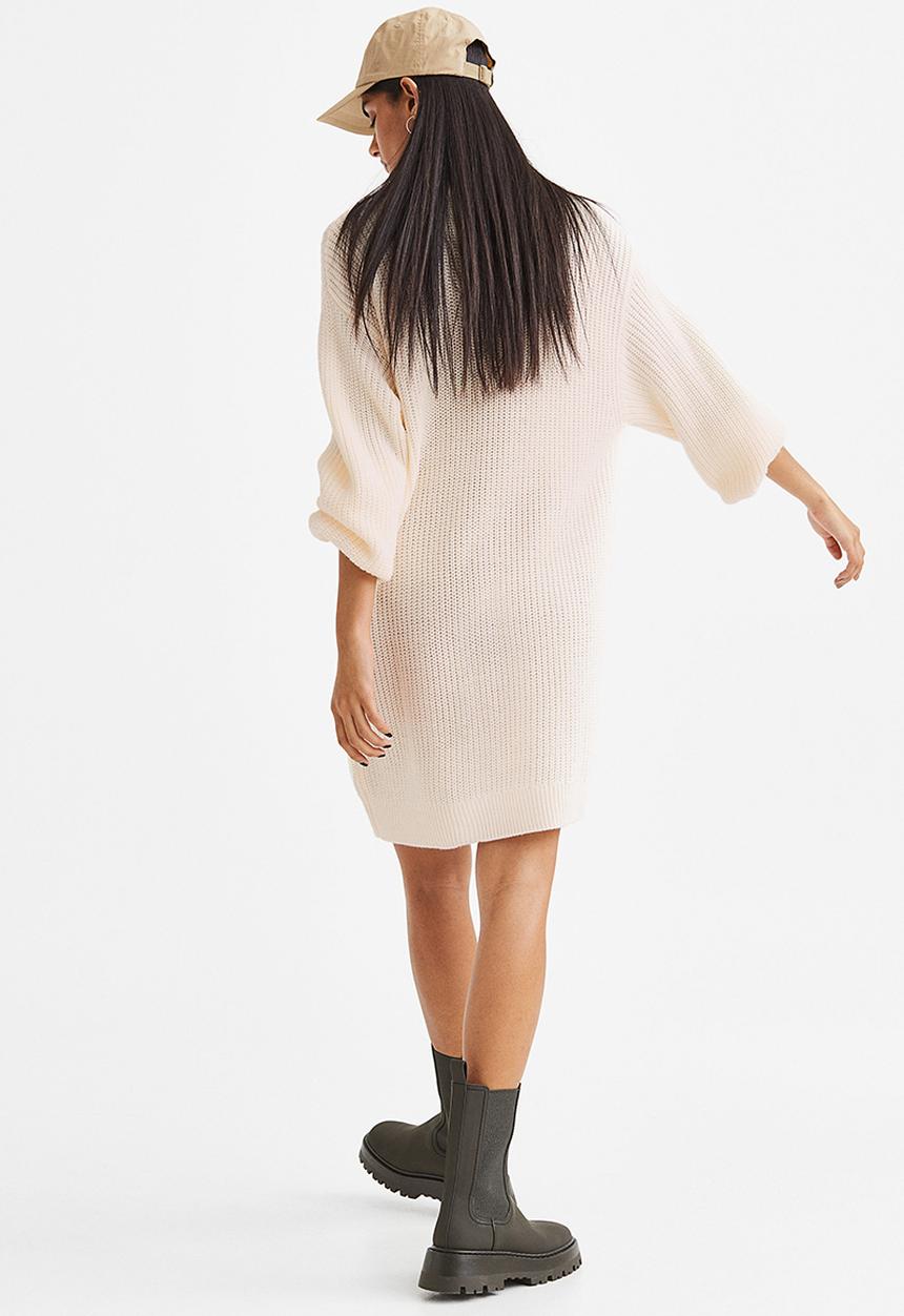 H&M - Knitted dress - cream