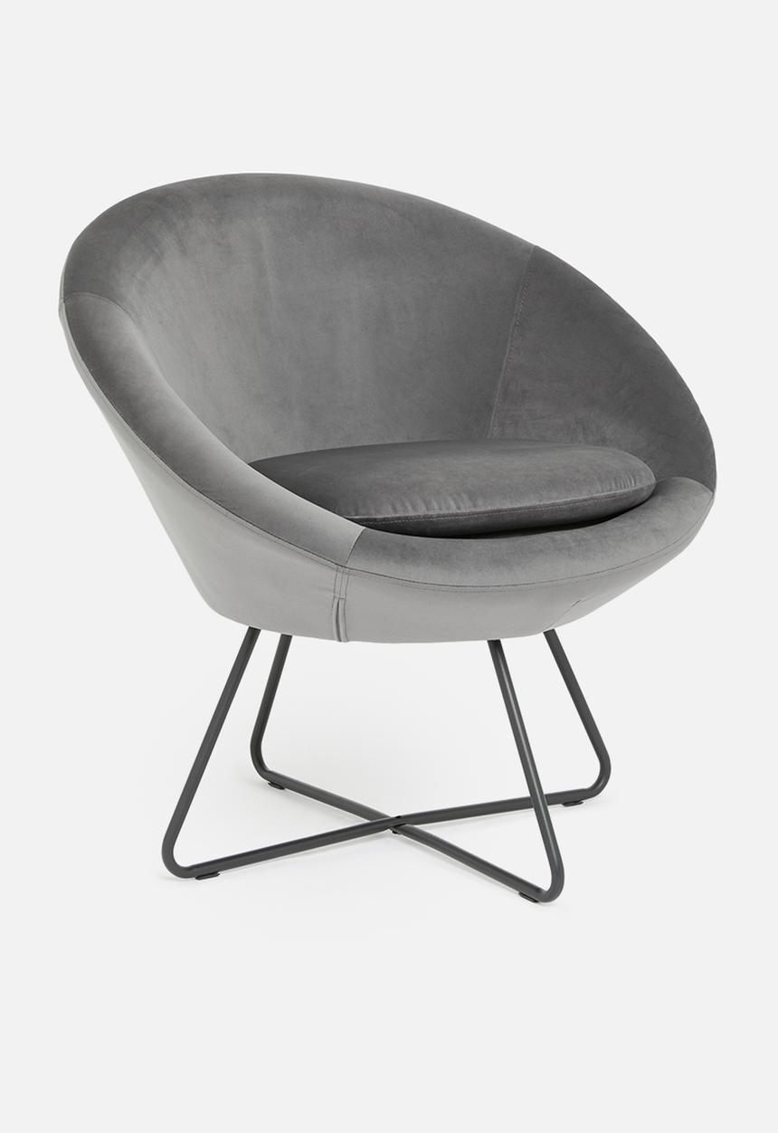 Sixth Floor - Center lounge chair - grey