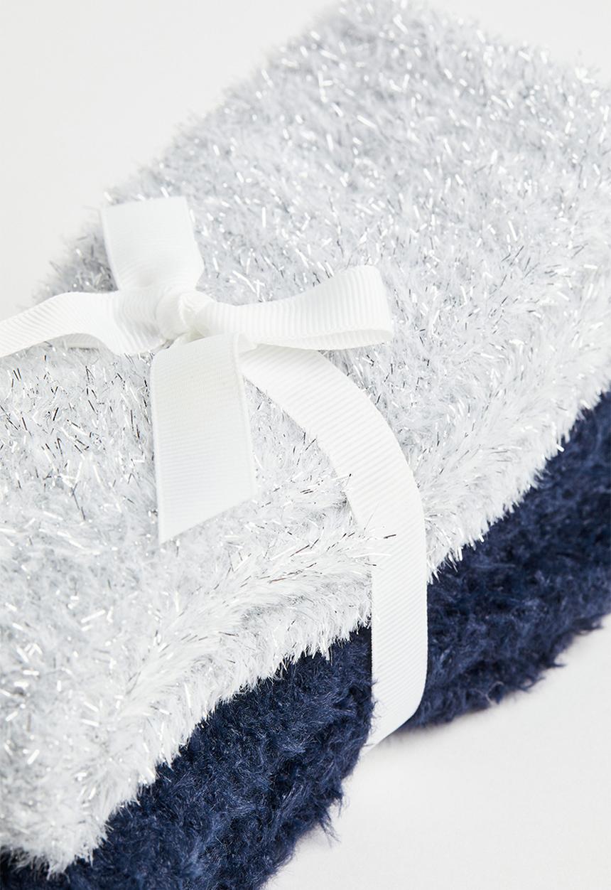 H&M - 2 Pack socks - light grey & dark blue