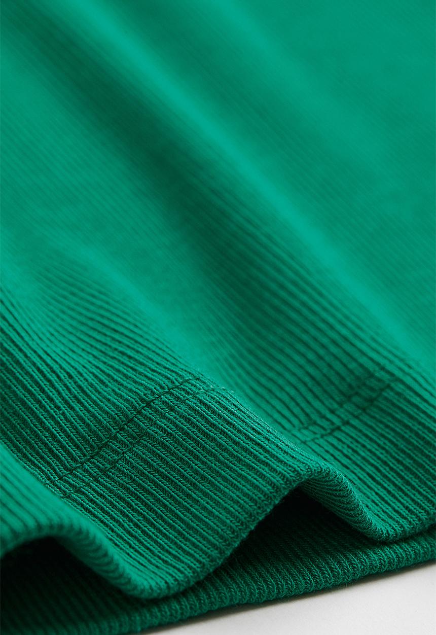 H&M - Ribbed modal-blend top - green