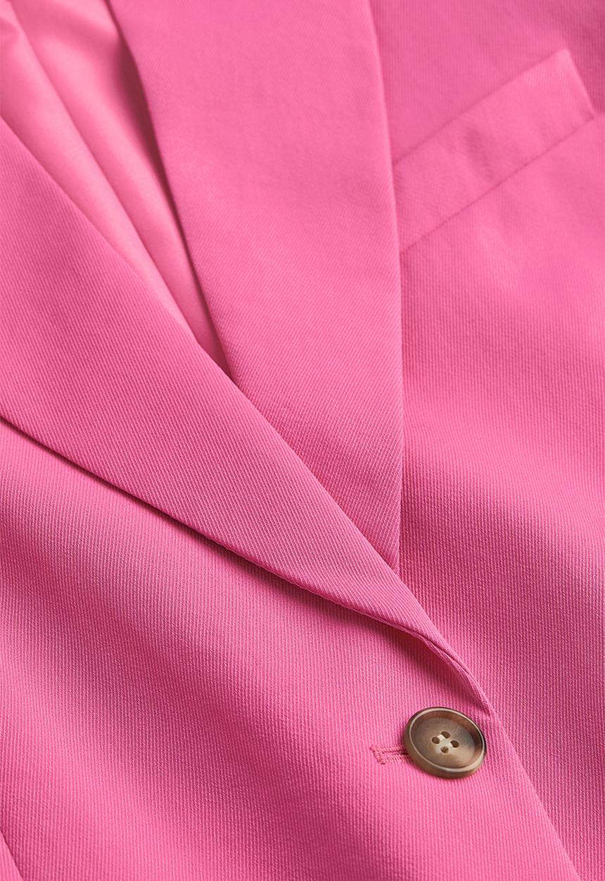 H&M - Oversized single-breasted blazer - pink