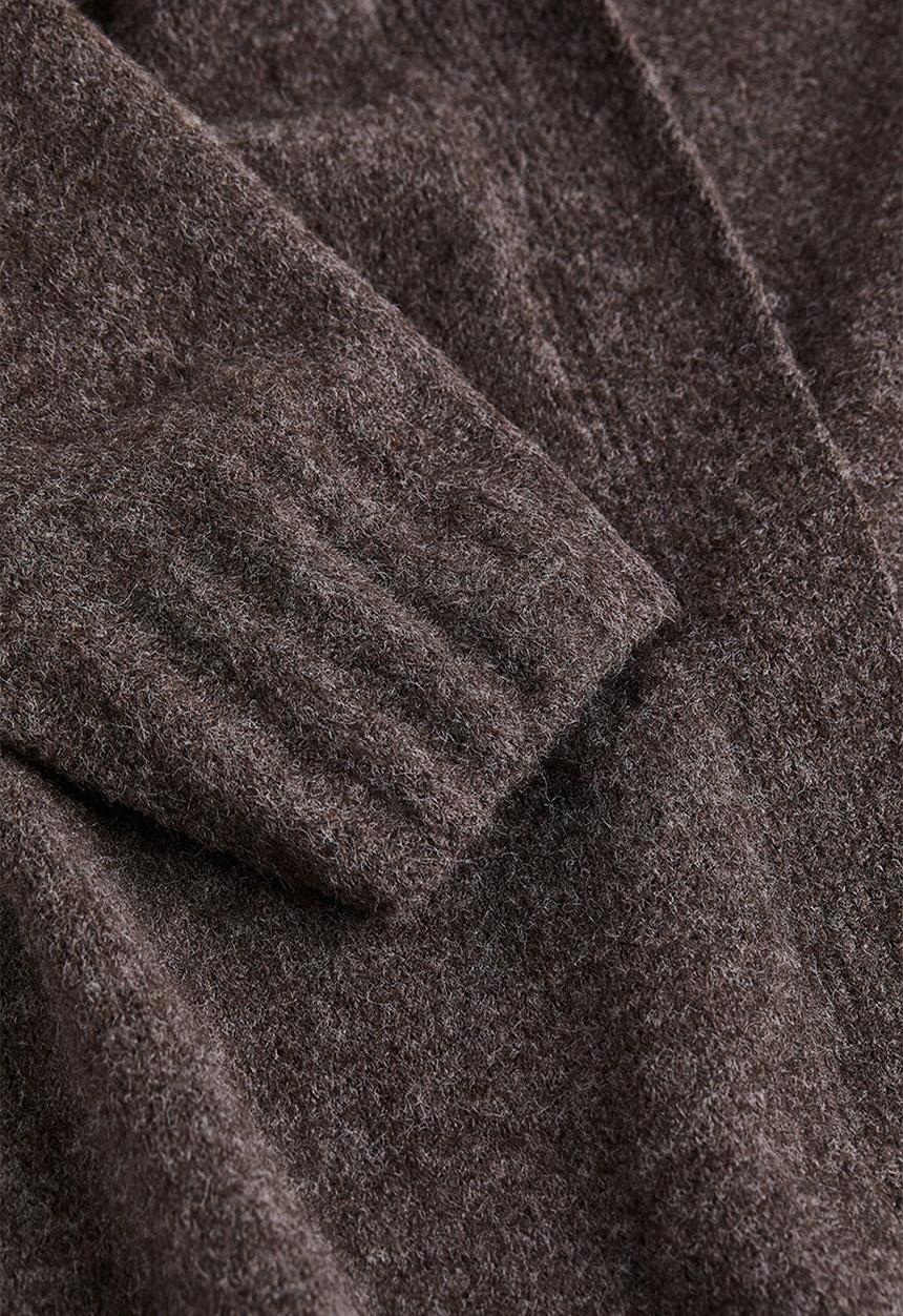 H&M - Long cardigan - brown marl