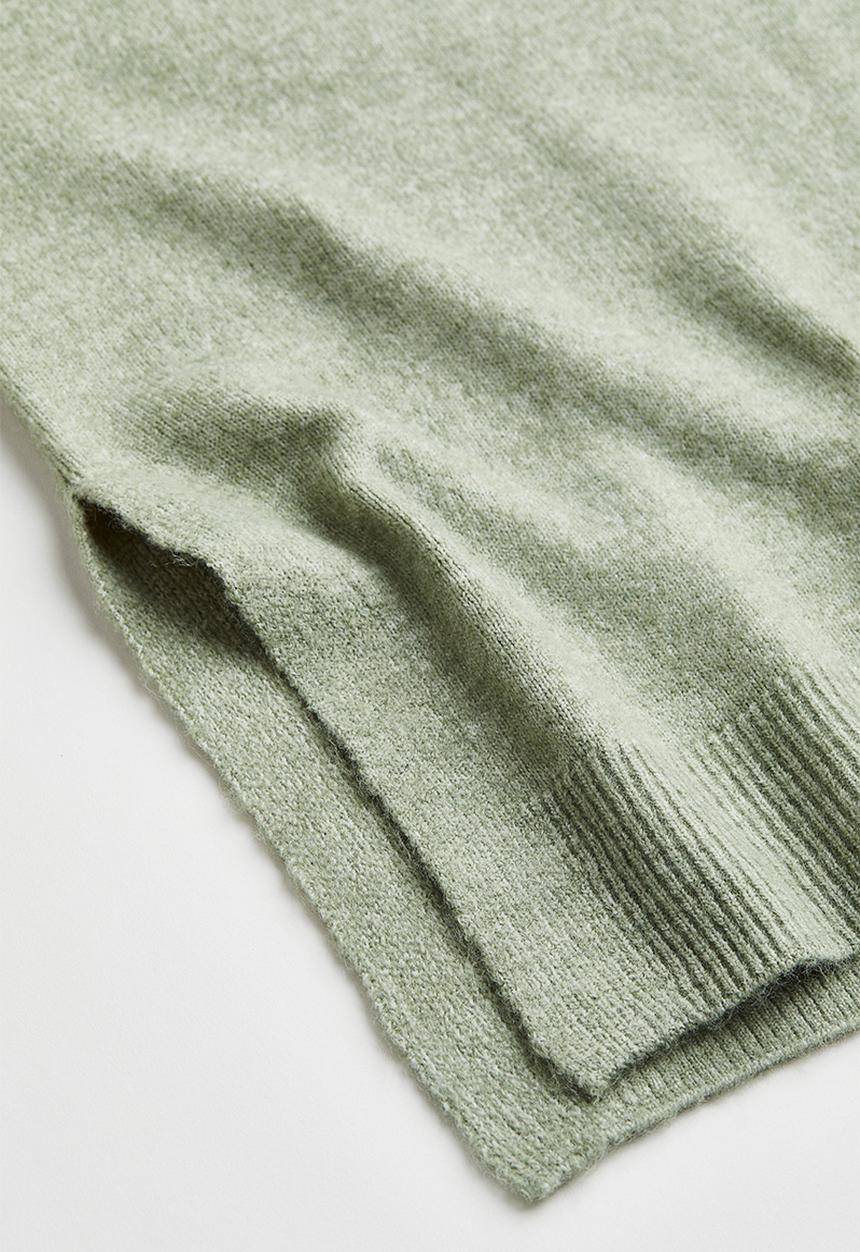 H&M - Oversized jumper -  light khaki green