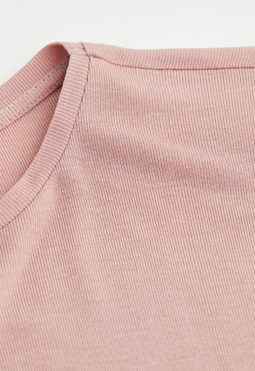 H&M - Long-sleeved jersey top - powder pink