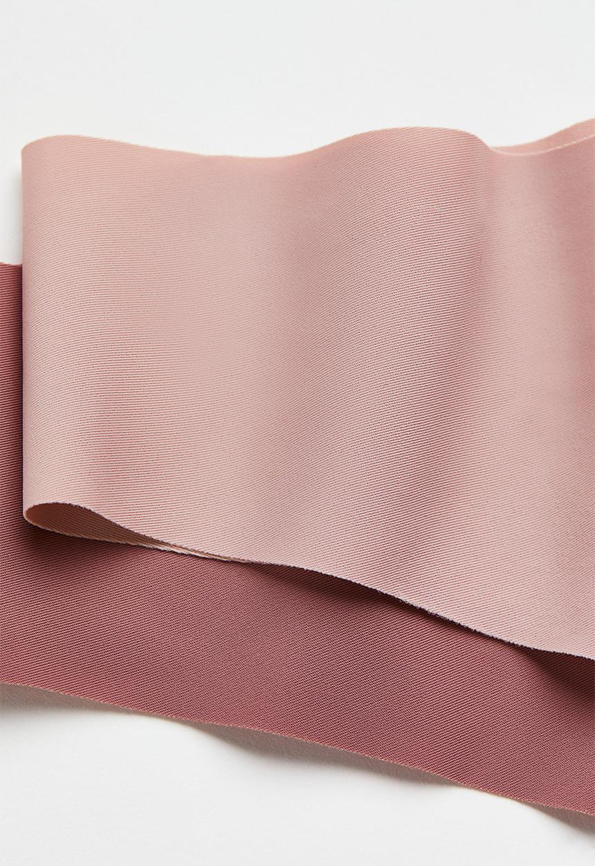 H&M - 4-pack invisible brazilian briefs - old rose/dark pink