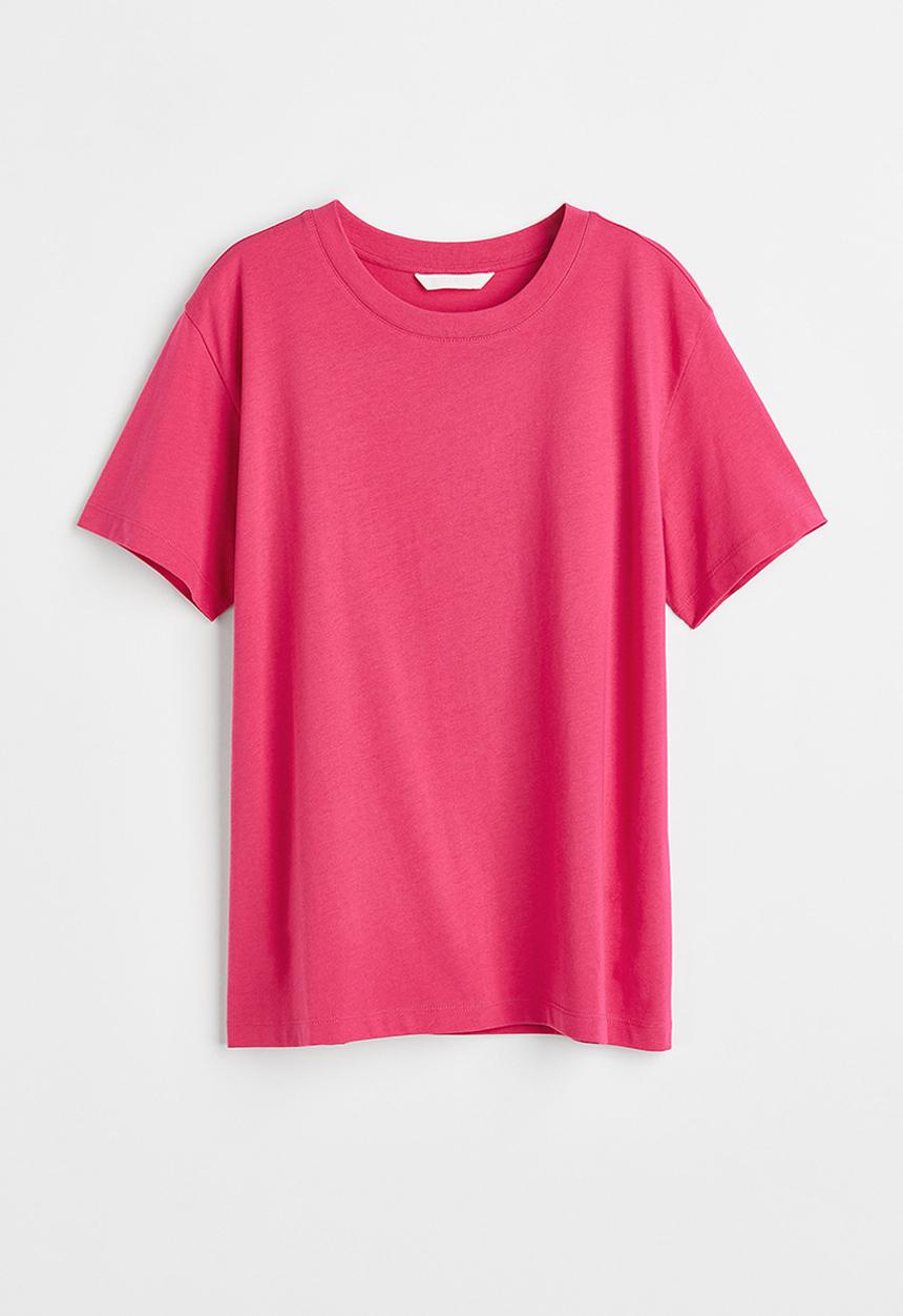 H&M - Cotton T-shirt - pink
