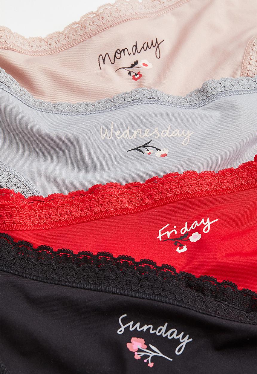 H&M - 7-pack jersey brazilian briefs - multi