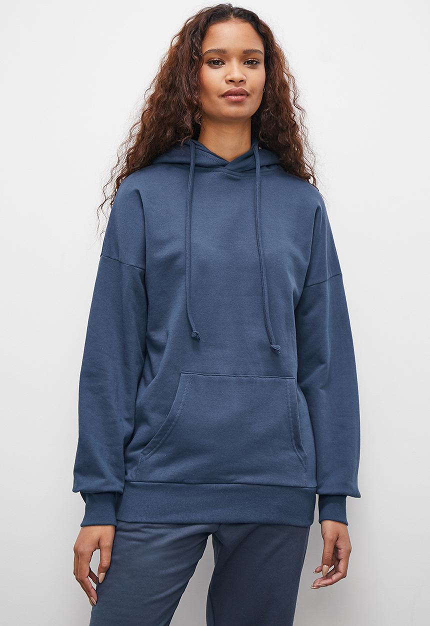 Superbalist - Longer length hoodie - ink