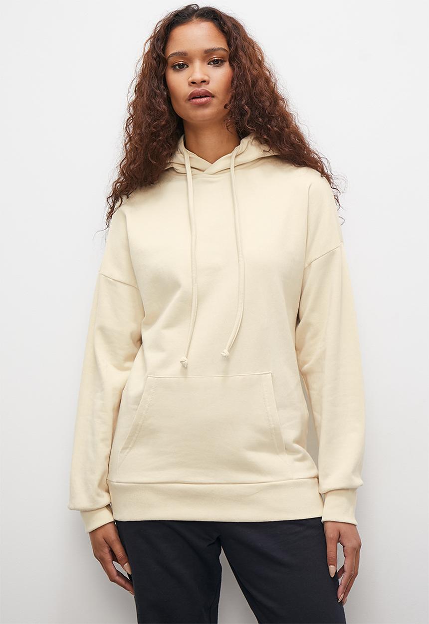 Superbalist - Longer length hoodie - ecru