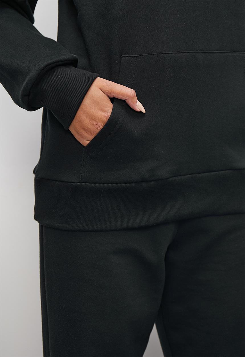 Superbalist - Longer length hoodie - black
