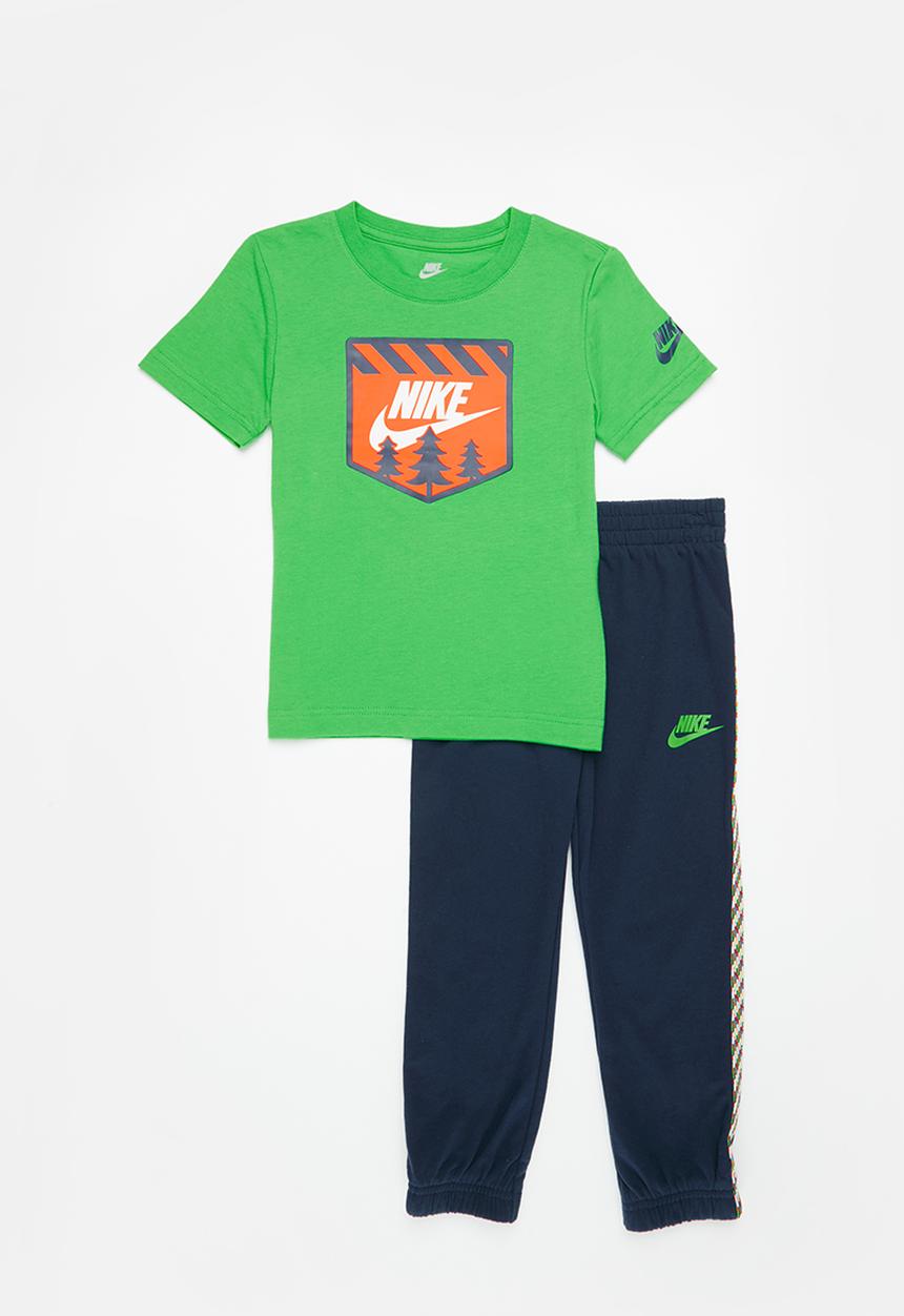 Nike - Nkb b nsw great outdoors pant - midnight navy & green