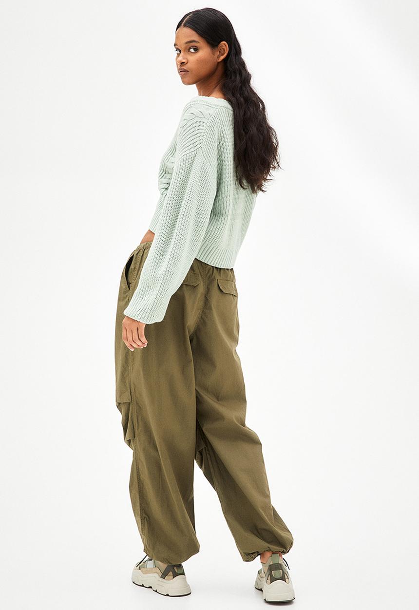 H&M - Parachute trousers - green