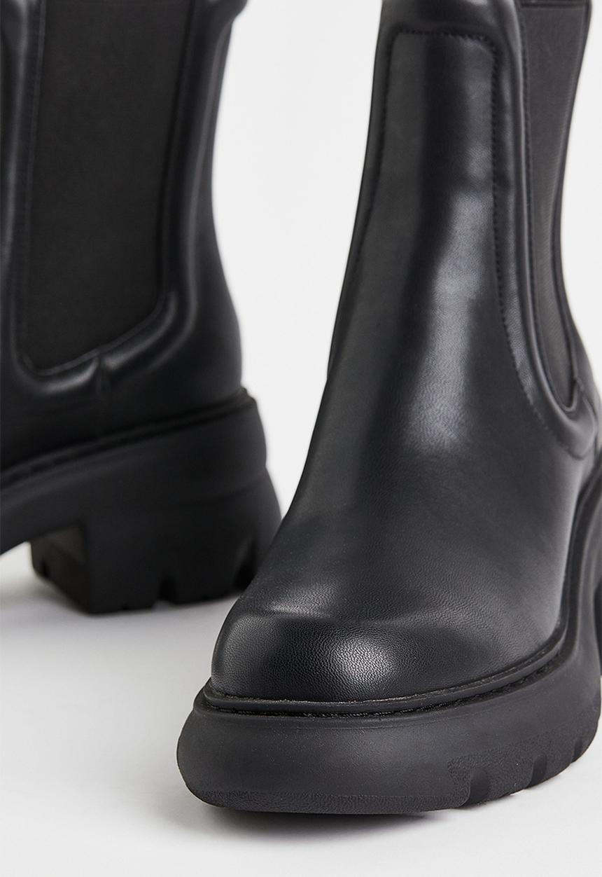 H&M - Chunky chelsea boots - black