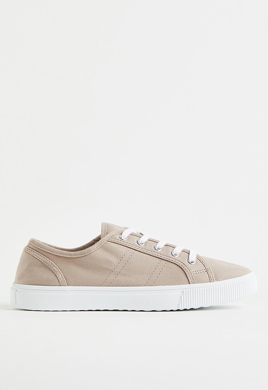 H&M - Canvas trainers - beige