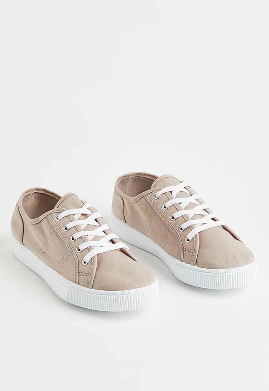 H&M - Canvas trainers - beige