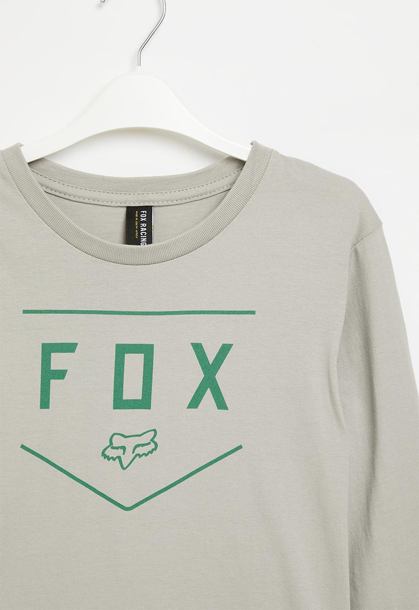 Fox - Shield boys long sleeve tee - light grey
