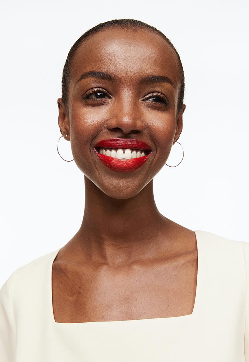 H&M - Square-necked blouse - white