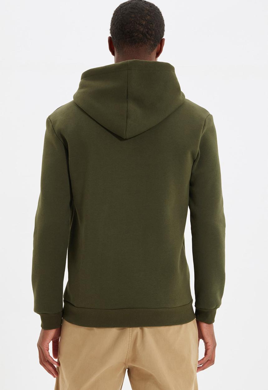 Trendyol - Essential hoodie - khaki