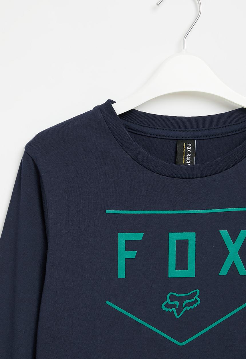 Fox - Shield boys long sleeve tee - deep cobalt 