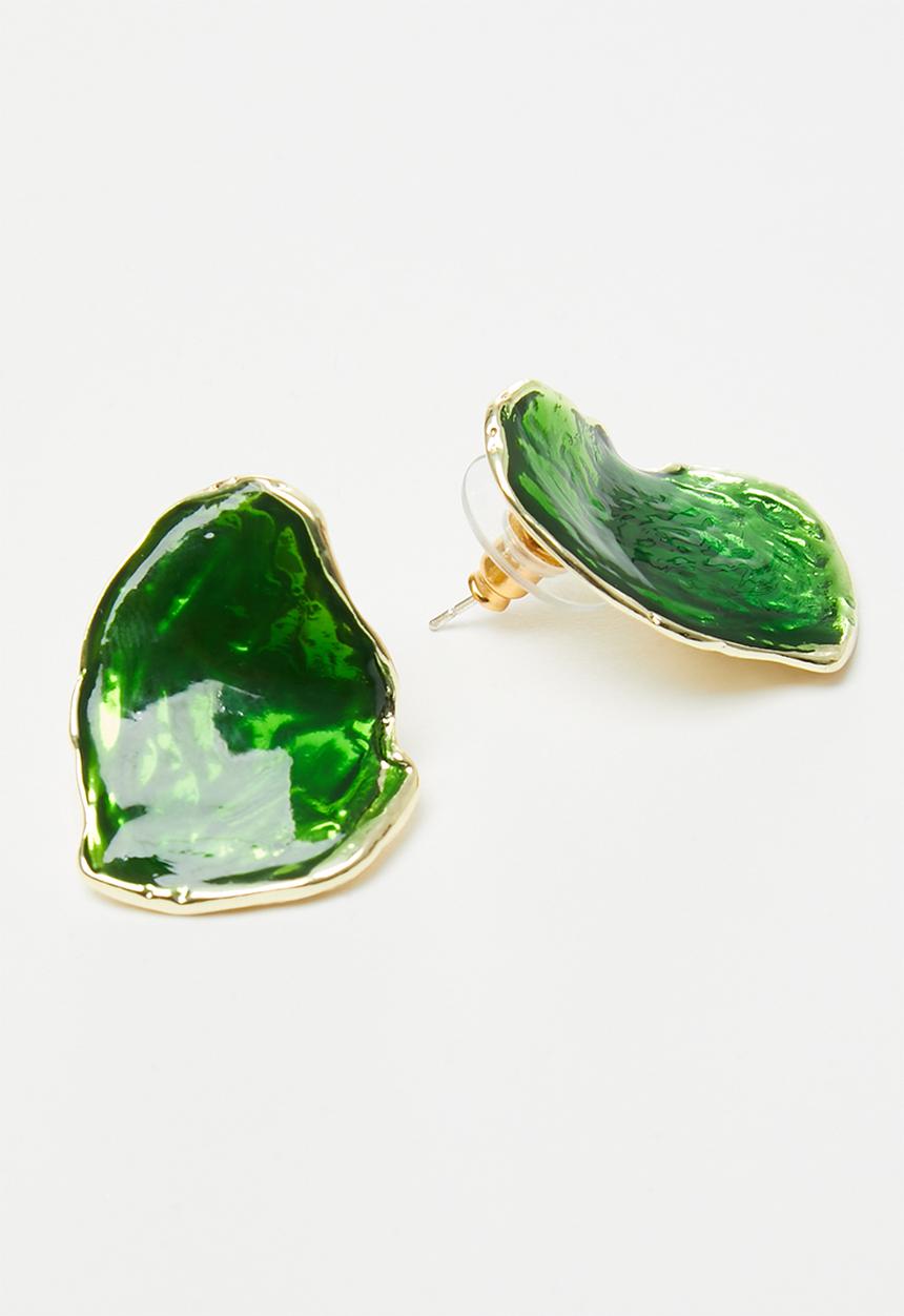 Superbalist - Molly stud earrings - green
